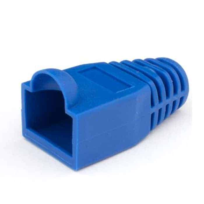 20 Pack SC RJ45 LAN Cable Snagless Boot Blue